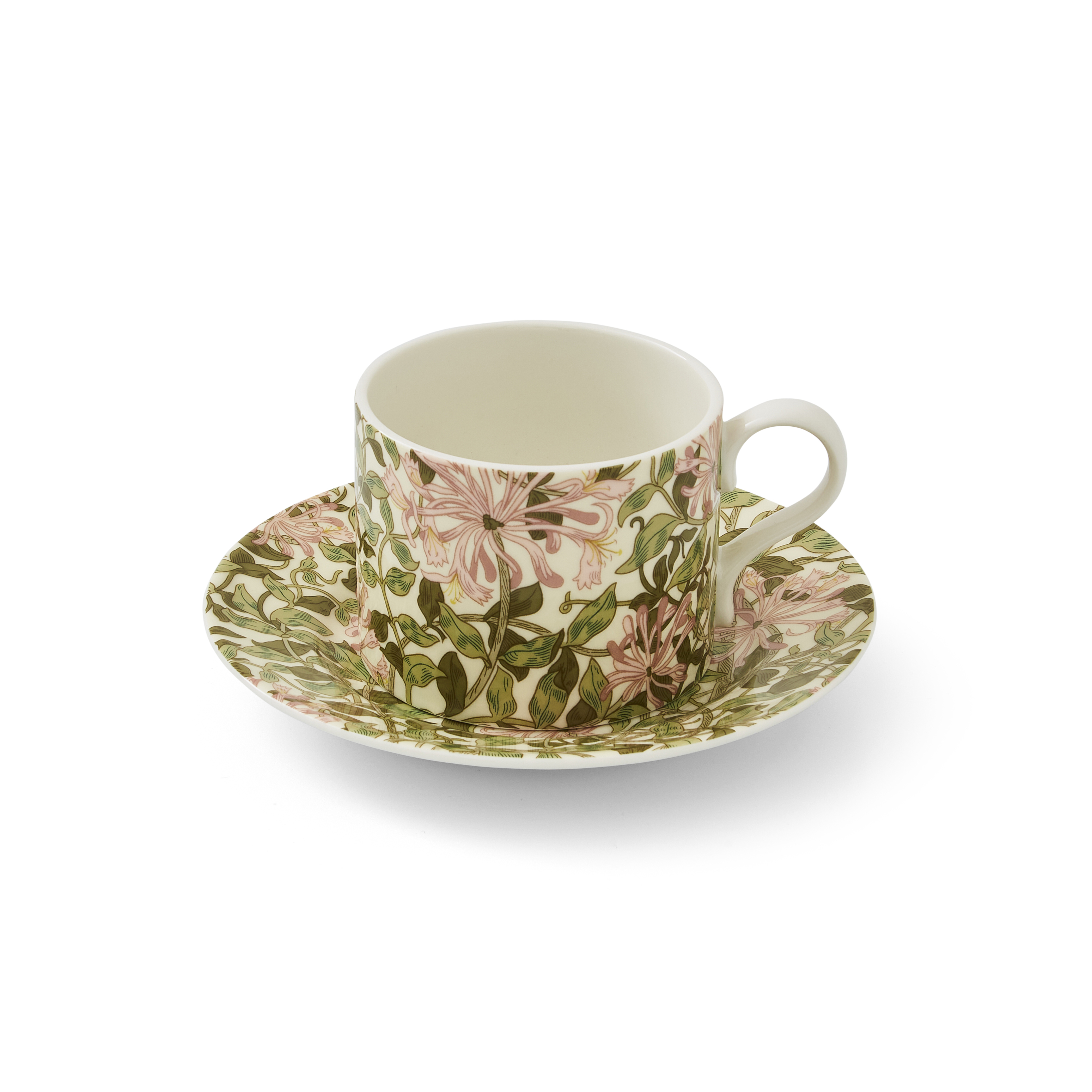 Morris & Co Teacup & Saucer Set (Honeysuckle) image number null